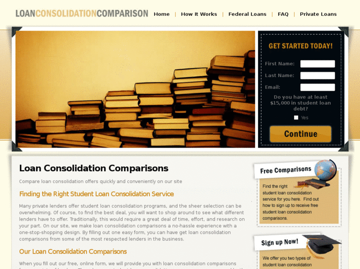 www.loanconsolidationcomparison.com