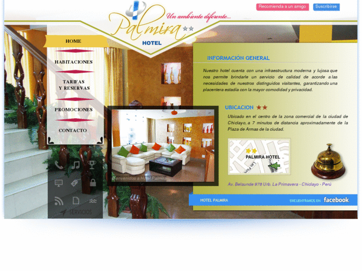 www.palmirahotelchiclayo.com