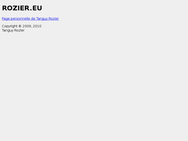 www.rozier.eu