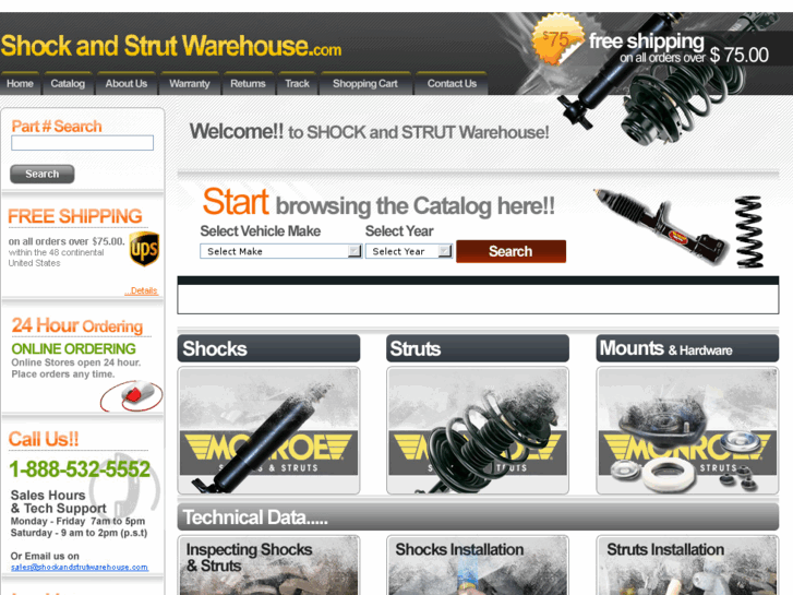 www.shockandstrutwarehouse.com