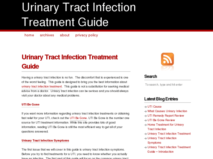 www.urinarytractinfectiontreatmentguide.com