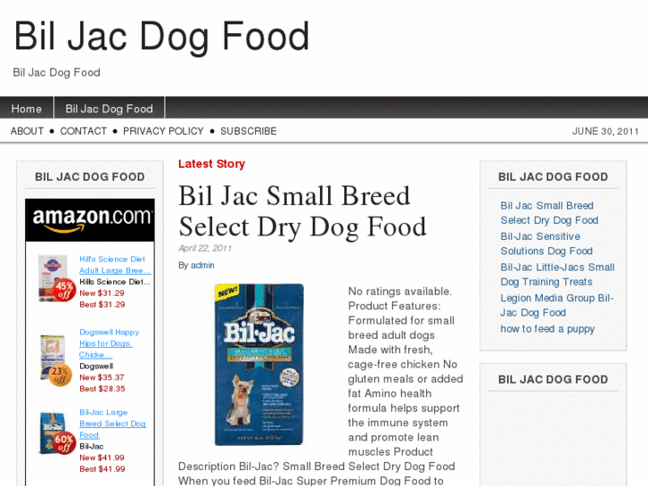 www.biljacdogfood.org