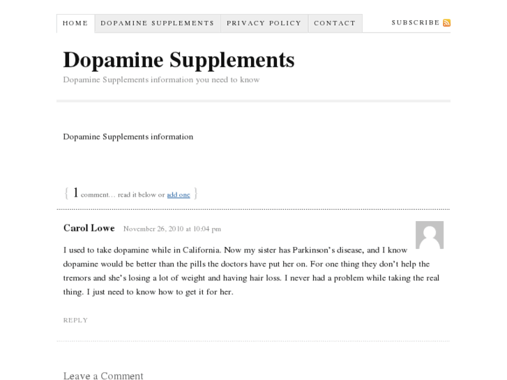www.dopaminesupplements.com