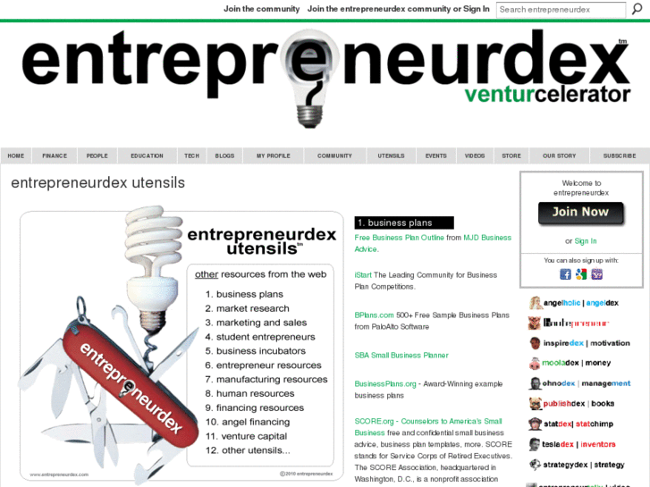 www.entrepreneurutensils.com