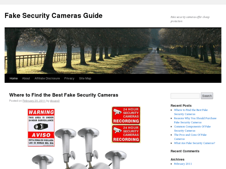 www.fakesecuritycamerasguide.com