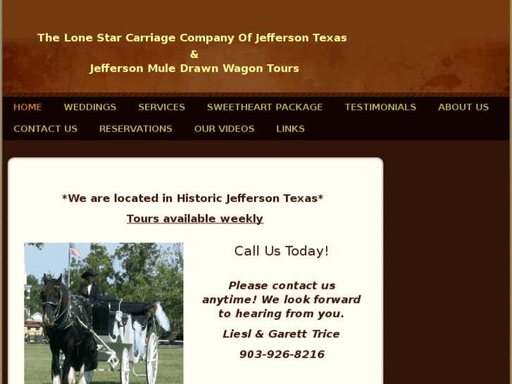 www.jeffersontexascarriage.com
