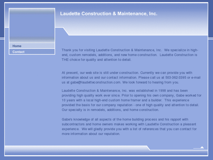 www.laudetteconstruction.com