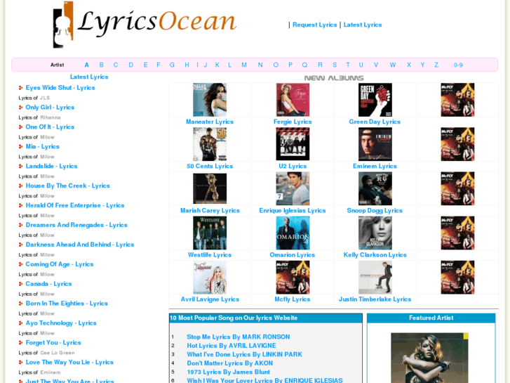 www.lyricsocean.com