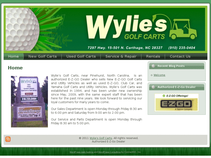 www.wyliesgolfcarts.com