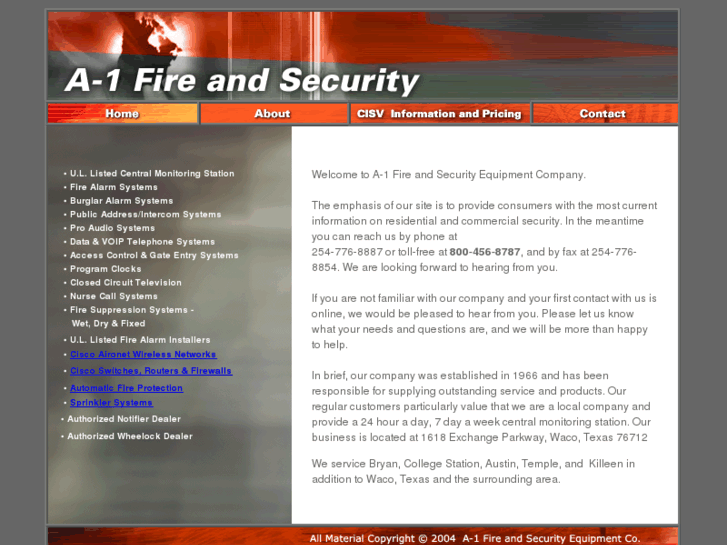 www.a1fireandsecurity.com