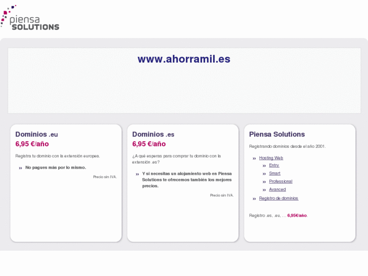 www.ahorramil.es