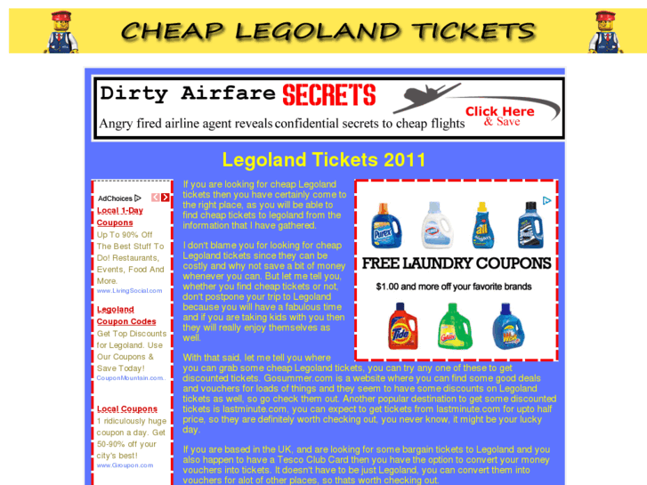 www.cheaplegolandtickets.net