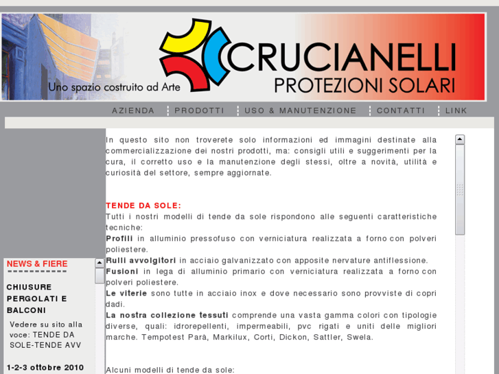 www.crucianellitende.com