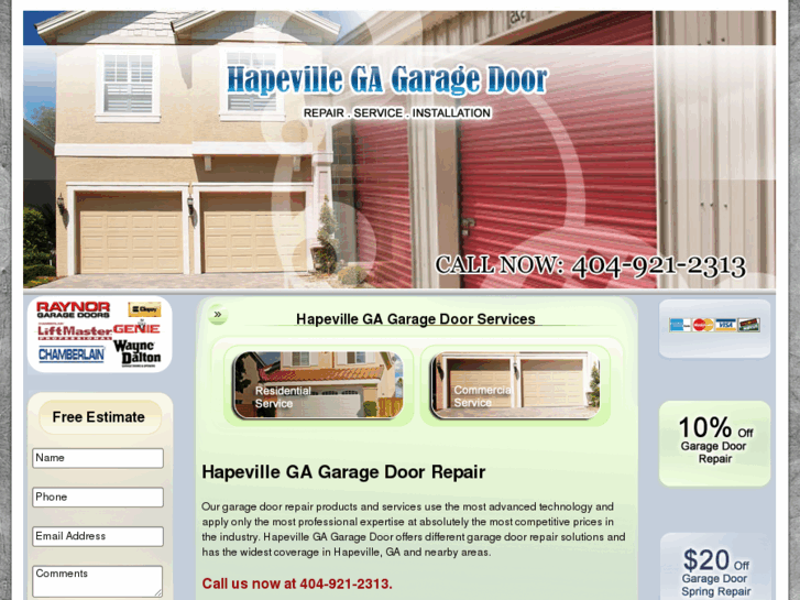 www.hapevillegagaragedoor.com