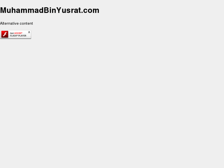 www.muhammadbinyusrat.com