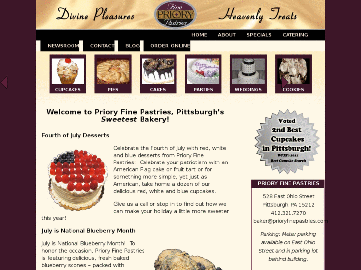 www.prioryfinepastries.com