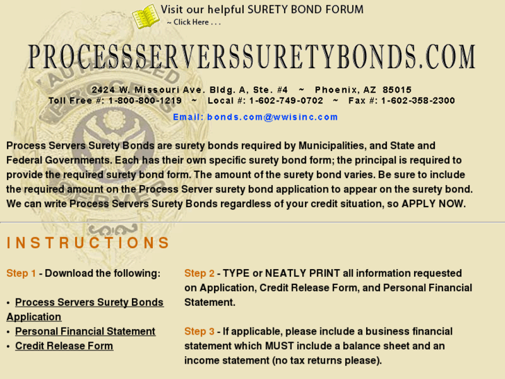 www.processserverssuretybonds.com