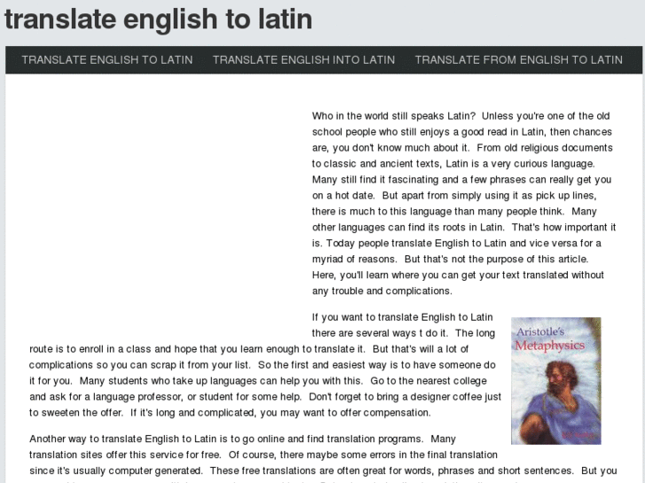 www.translateenglishtolatin.net