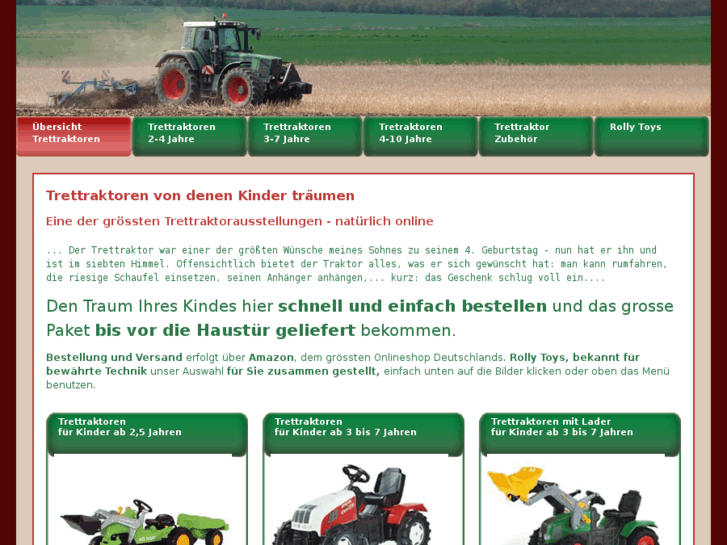 www.trettraktor-shop.de