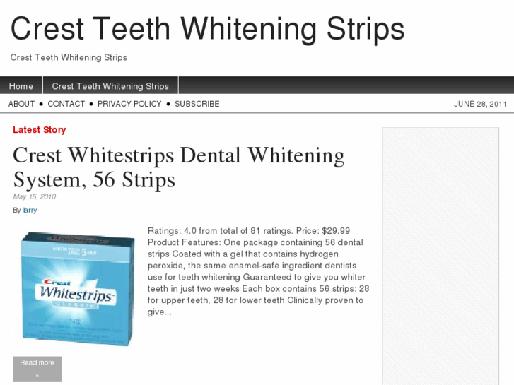 www.crestteethwhiteningstrips.com