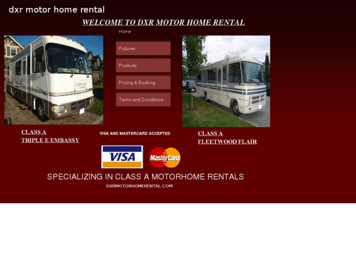 www.dxrmotorhomerental.com