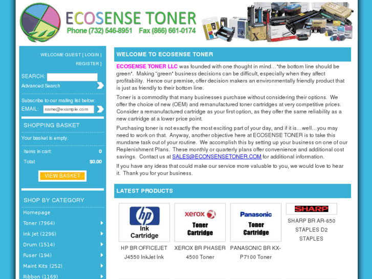 www.ecosensetoner.com