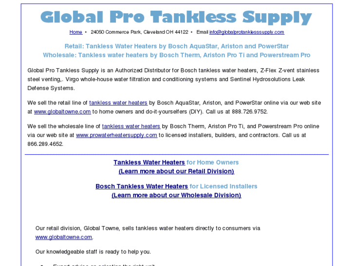 www.globalprotanklesssupply.com