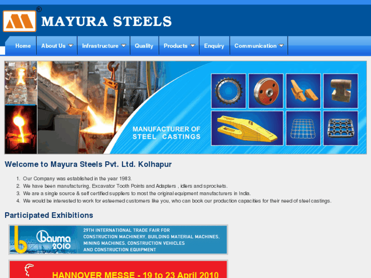 www.mayurasteel.com