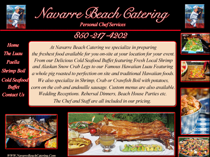 www.navarrebeachcatering.com