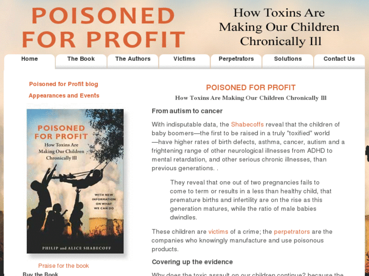 www.poisonedforprofit.net