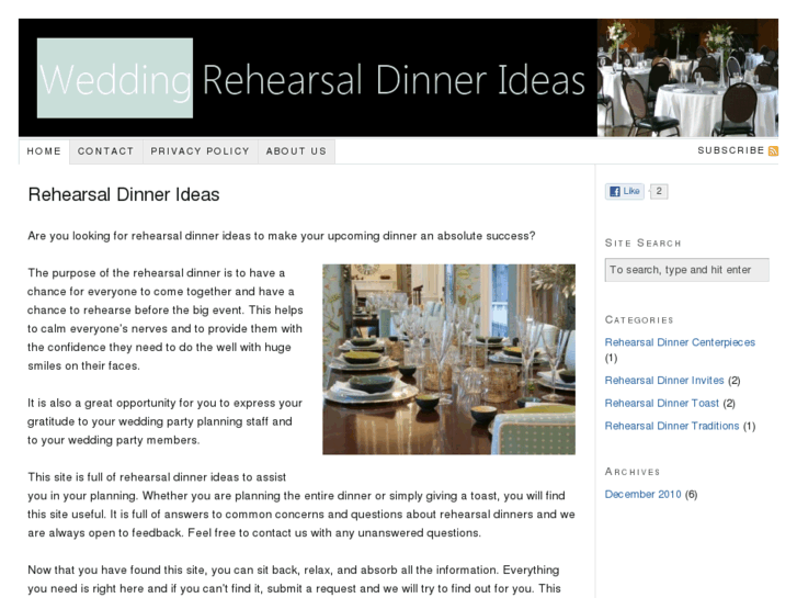 www.rehearsaldinnerideas.net