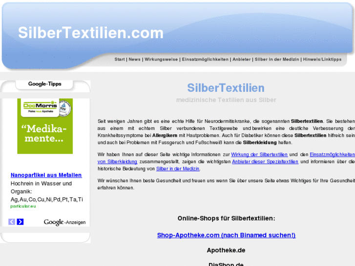 www.silbertextilien.com