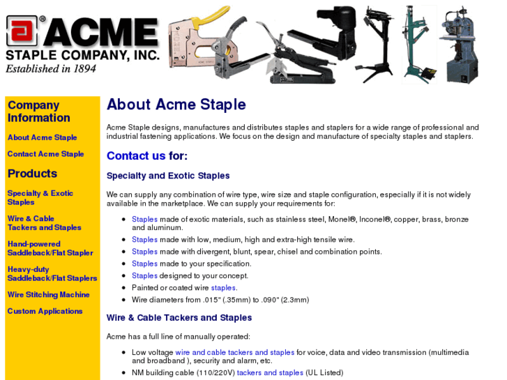 www.acmestaple.com