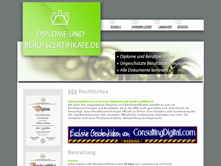 www.diplome-und-berufszertifikate.de