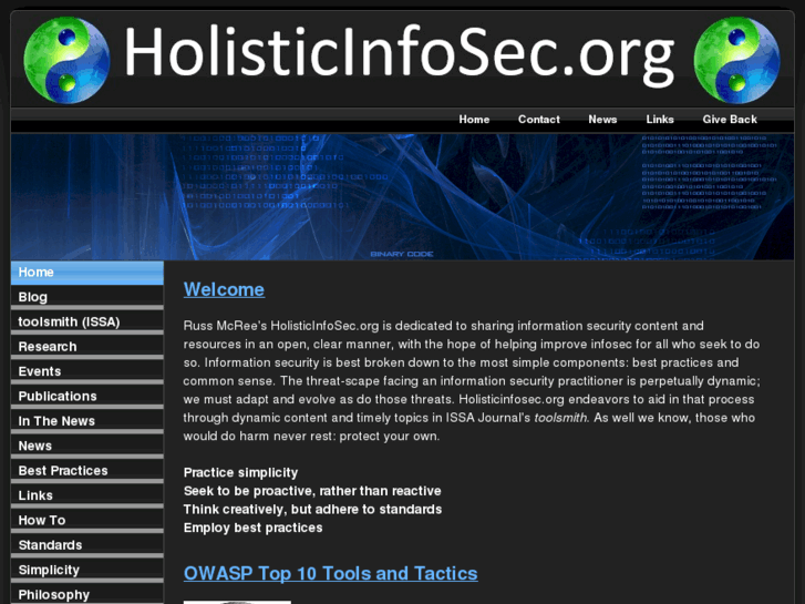 www.holisticinfosec.org