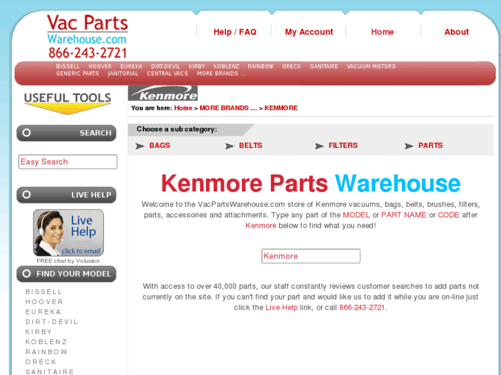 www.kenmorepartswarehouse.com