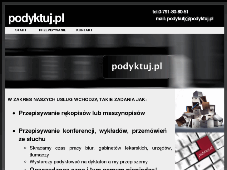 www.podyktuj.pl