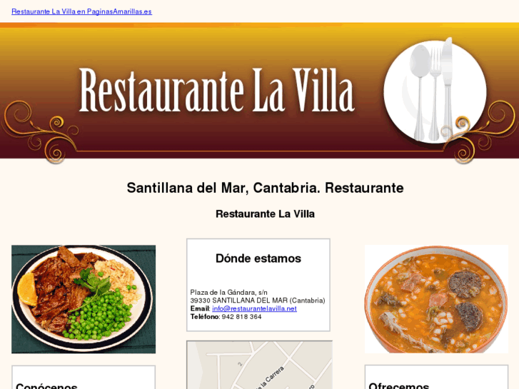 www.restaurantelavilla.net