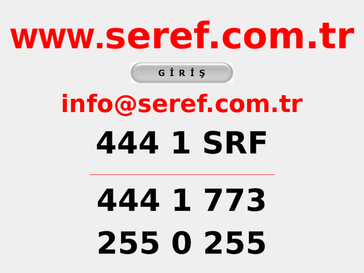 www.seref.com.tr