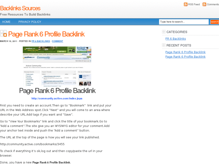 www.backlinksources.com