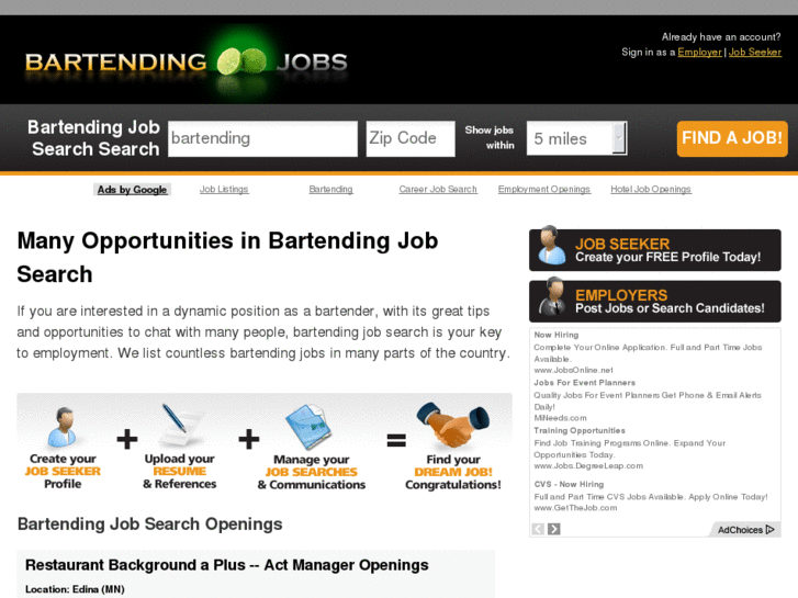 www.bartendingjobsearch.com