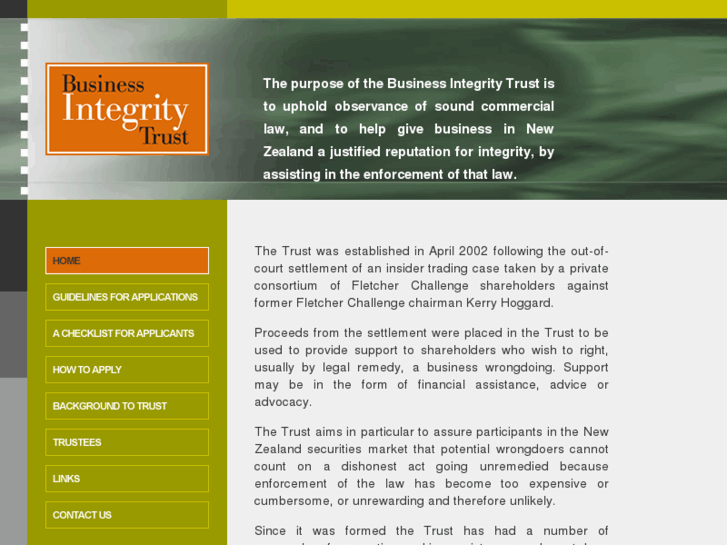 www.businessintegritytrust.org.nz