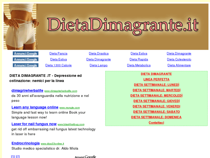 www.dietadimagrante.it