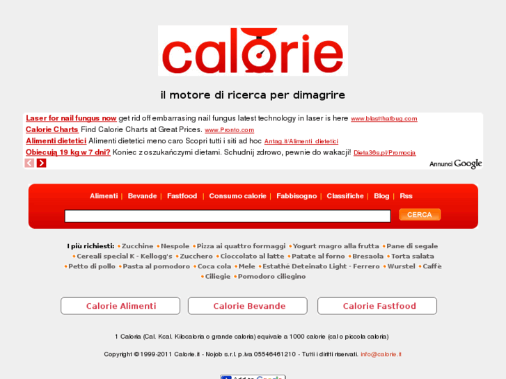 portale calorie portale calorie