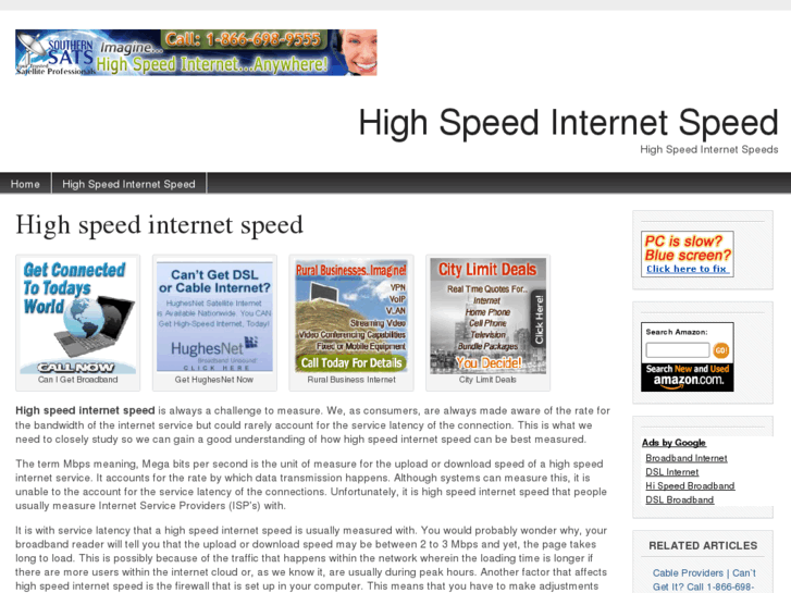 www.highspeedinternetspeed.com