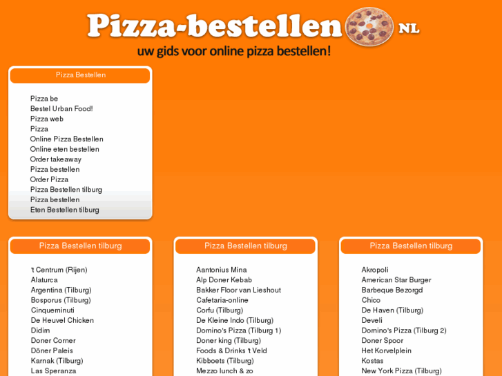 www.pizza-bestellen-tilburg.nl