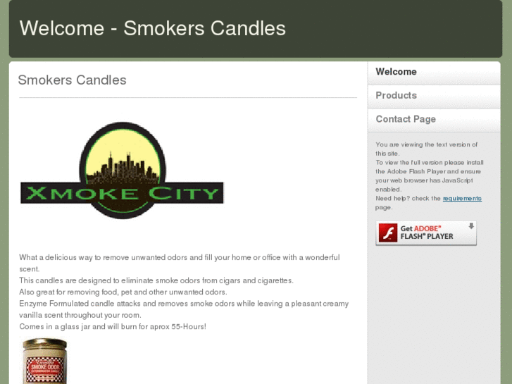 www.smokerscandles.info