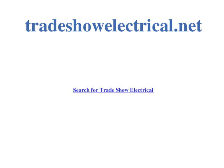 www.tradeshowelectrical.net