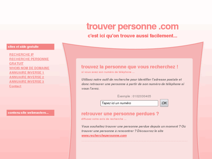 www.trouverpersonne.com