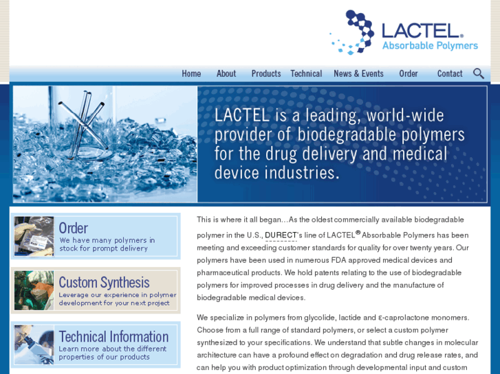 www.lactelpolymers.com